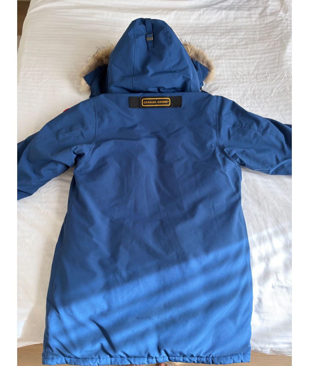 CANADA GOOSE Темно-синяя нейлоновая куртка, фото 2