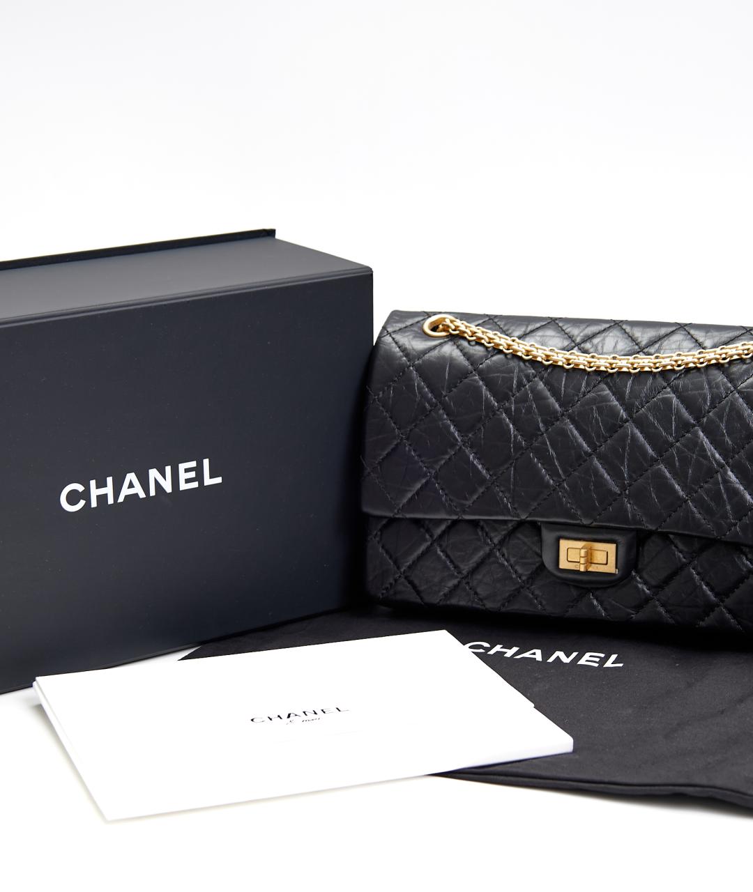 CHANEL Черная кожаная сумка через плечо, фото 6