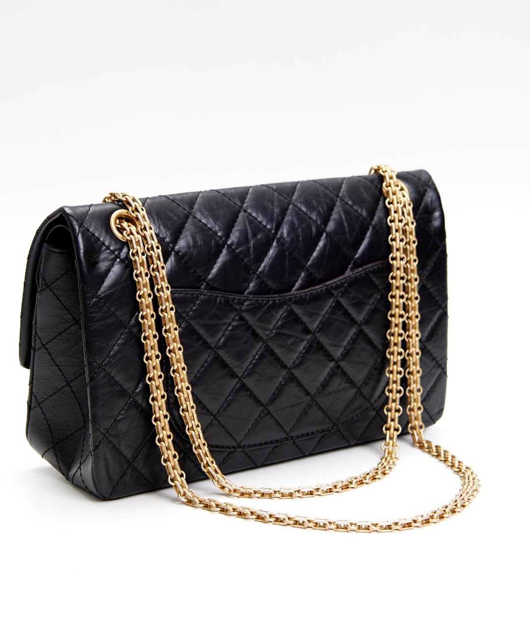 CHANEL Черная кожаная сумка через плечо, фото 4