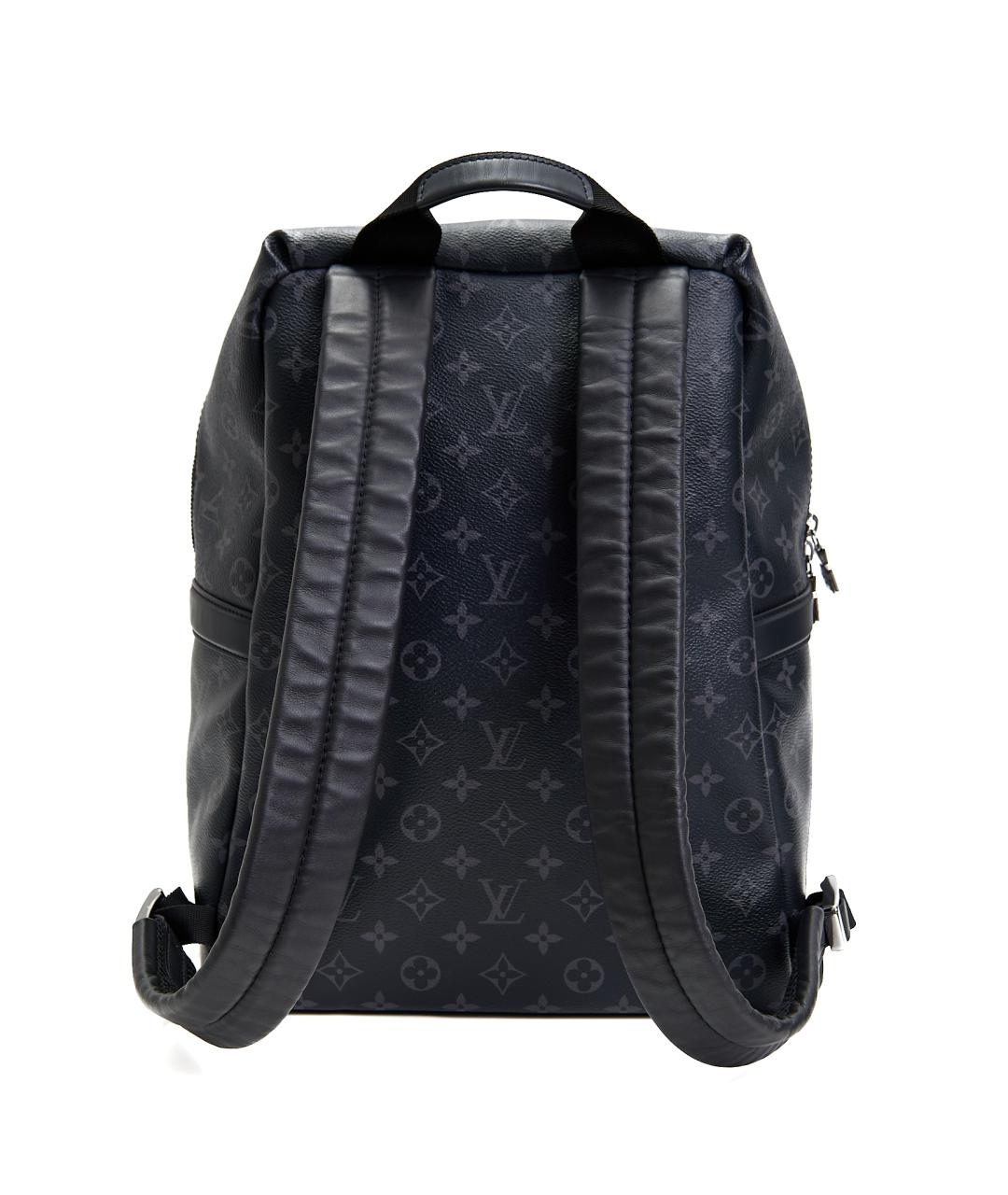 LOUIS VUITTON Черный кожаный рюкзак, фото 3