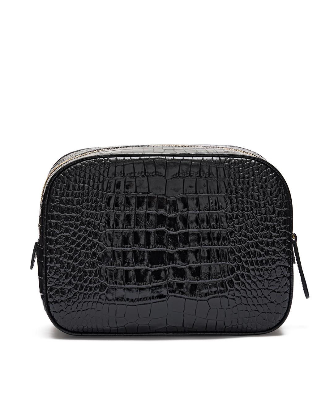 ULYANA SERGEENKO Черная кожаная косметичка, фото 3