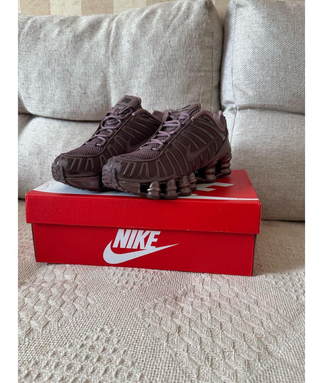 NIKE Фиолетовые текстильные кроссовки, фото 2
