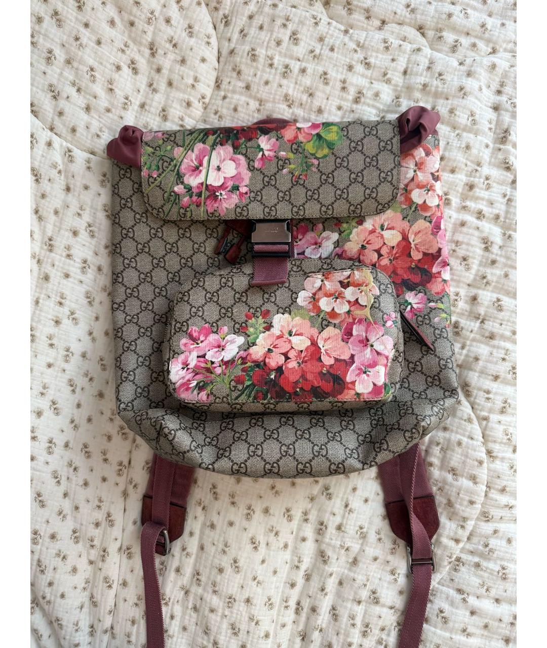 GUCCI Бежевый рюкзак, фото 3
