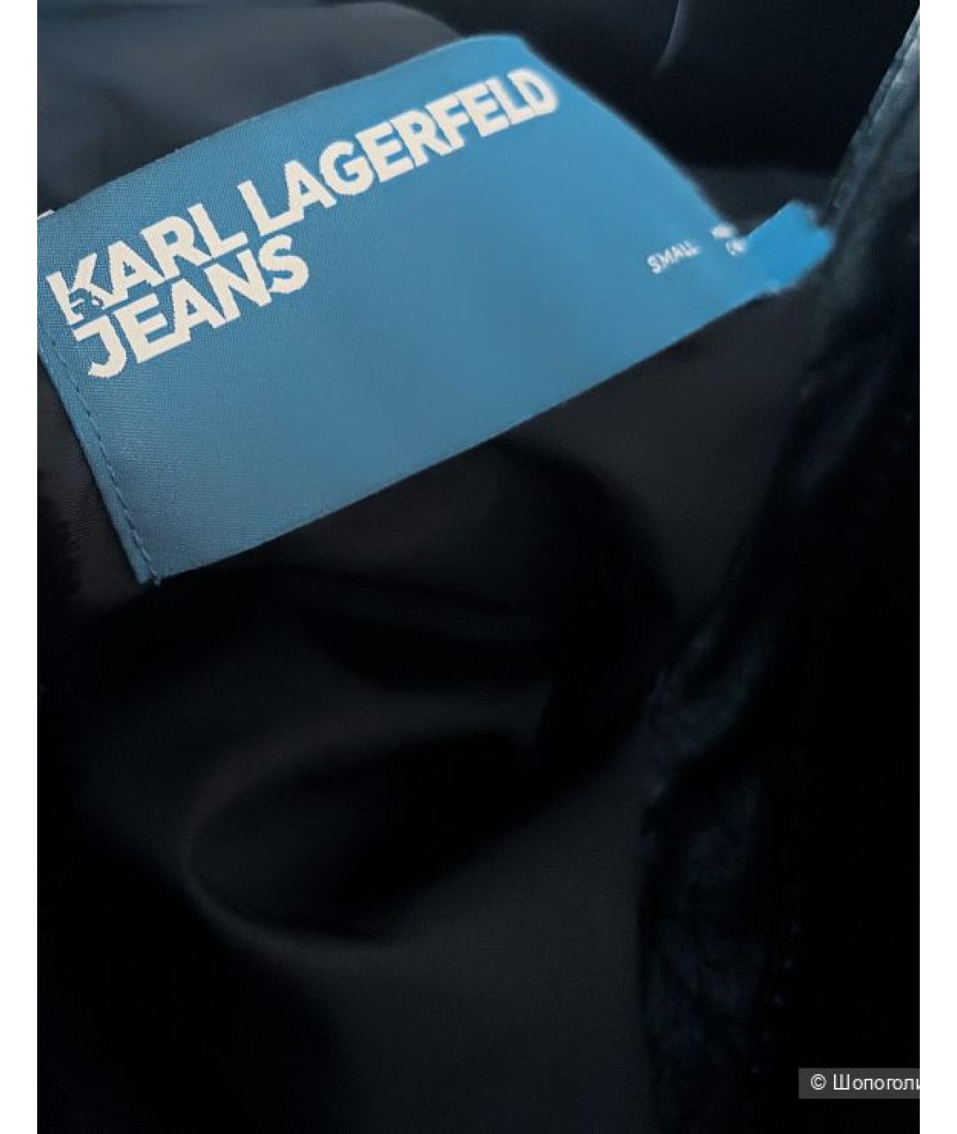 KARL LAGERFELD Черная шуба, фото 9