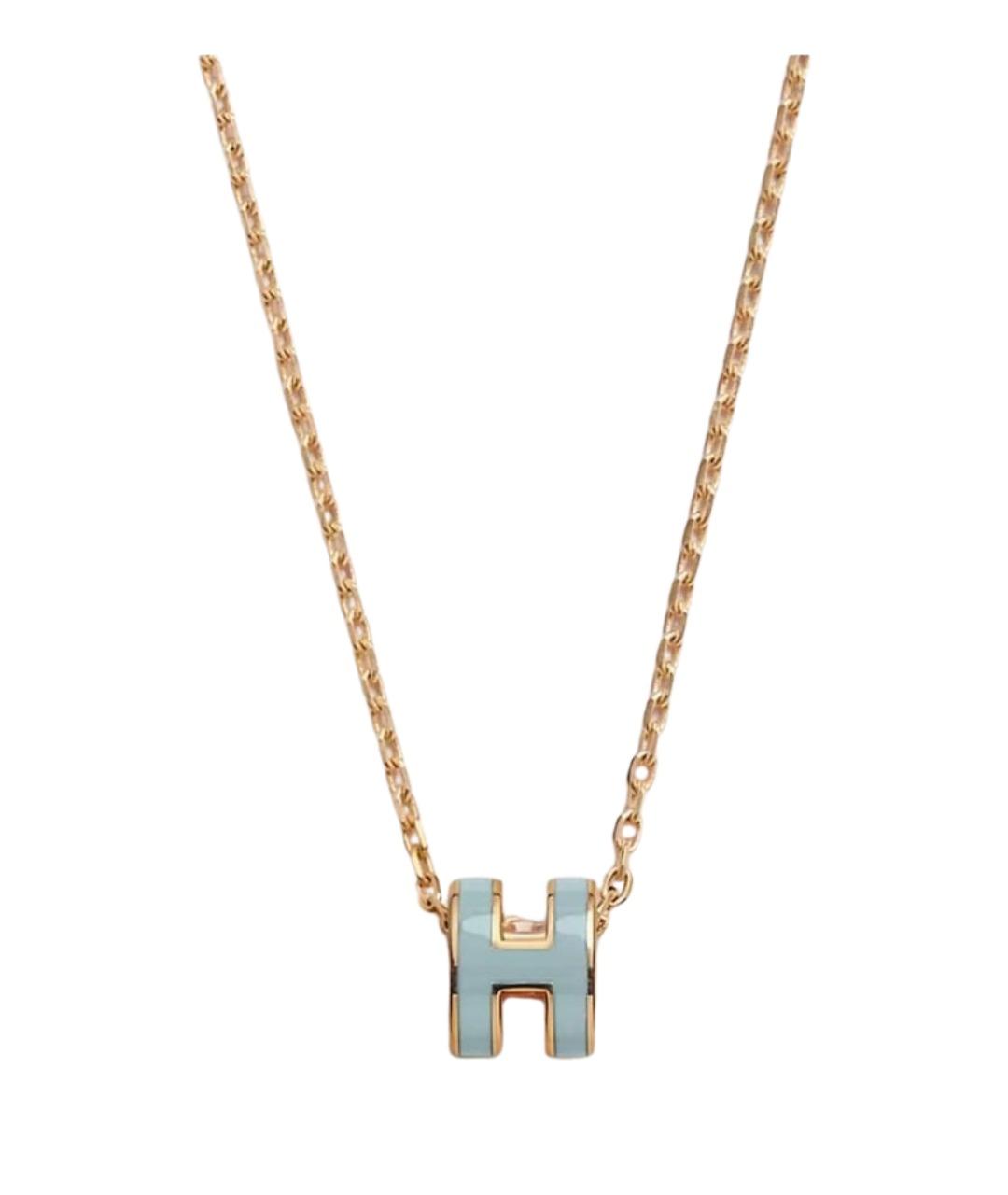 HERMES Голубая подвеска, фото 1