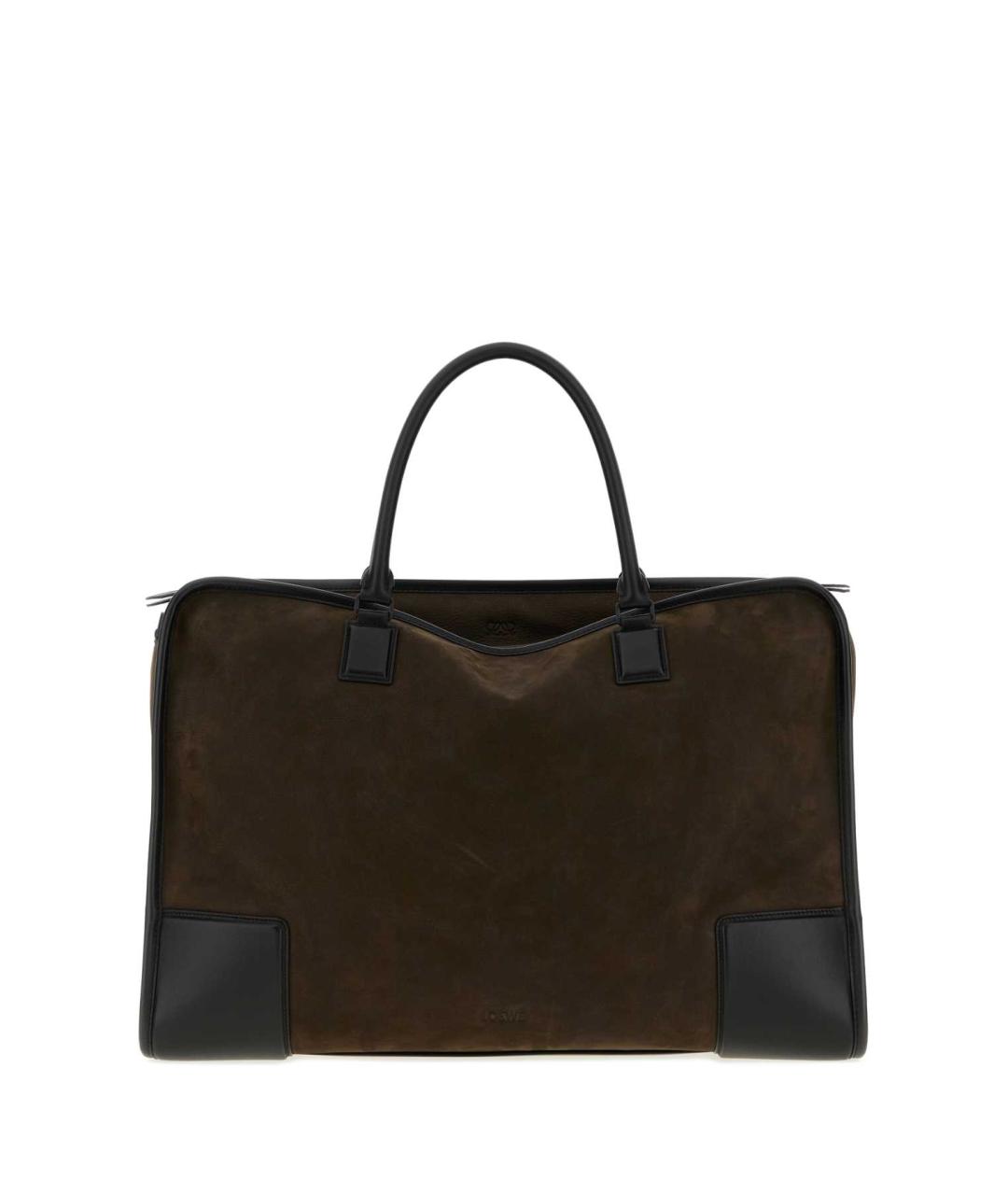 LOEWE Хаки кожаная сумка тоут, фото 1