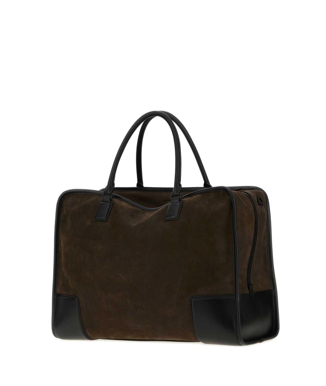 LOEWE Хаки кожаная сумка тоут, фото 2