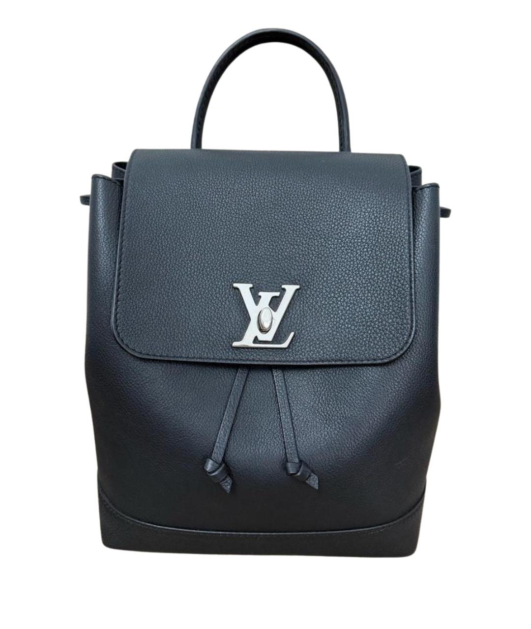 LOUIS VUITTON Черный кожаный рюкзак, фото 1