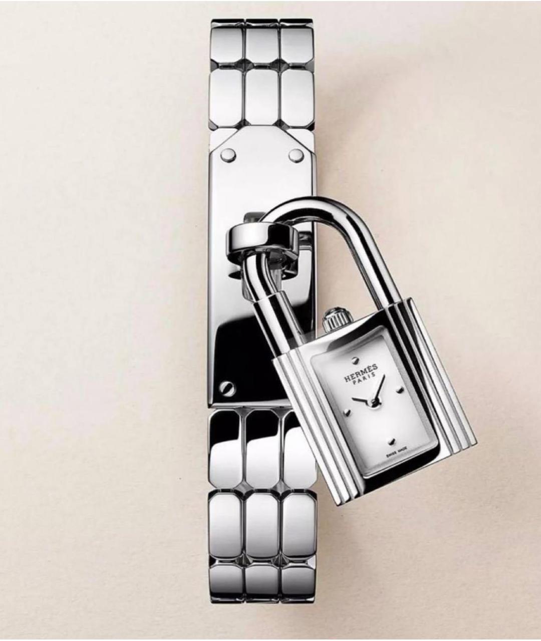 HERMES Серебряные часы, фото 8