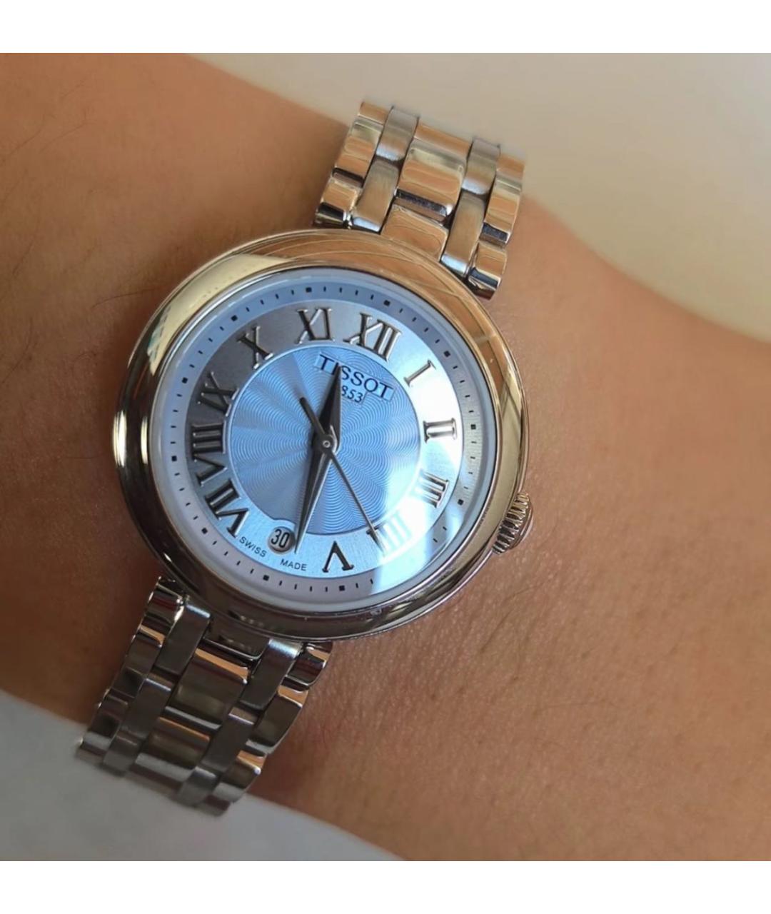 TISSOT Голубые часы, фото 5