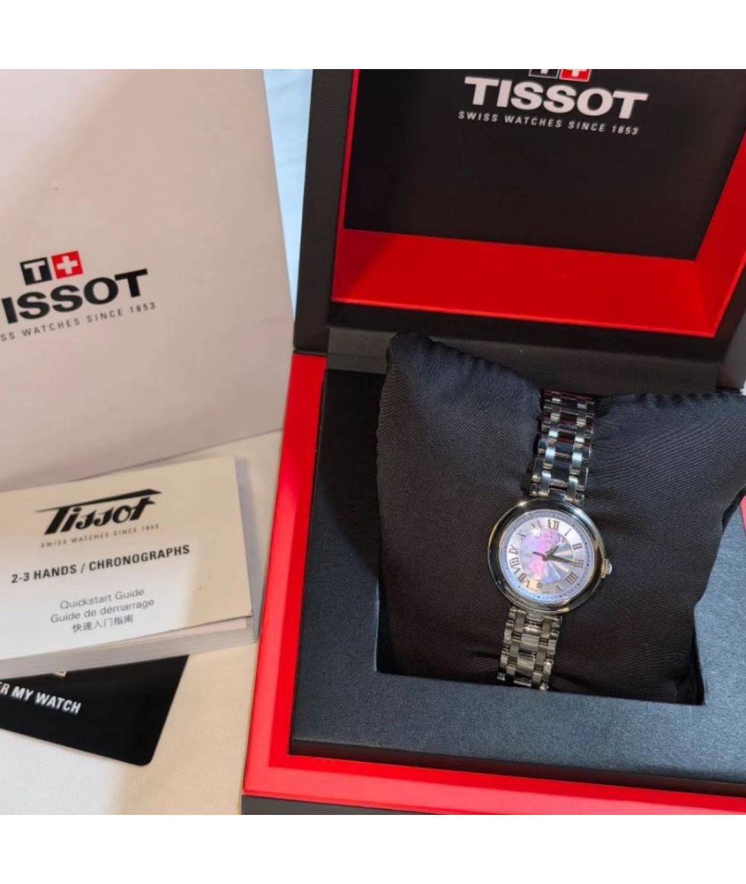 TISSOT Голубые часы, фото 4
