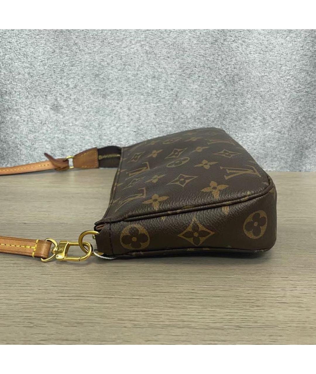 LOUIS VUITTON Коричневая сумка через плечо, фото 4