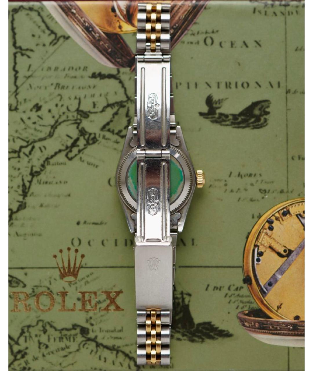 ROLEX Бежевые часы из желтого золота, фото 2