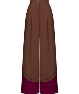 ULYANA SERGEENKO Брюки широкие