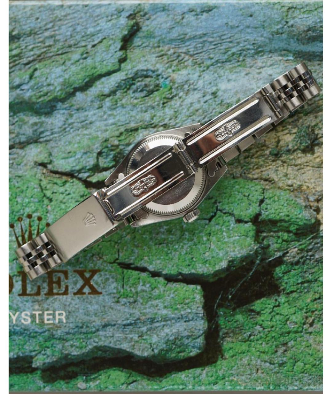 ROLEX Темно-синие металлические часы, фото 2