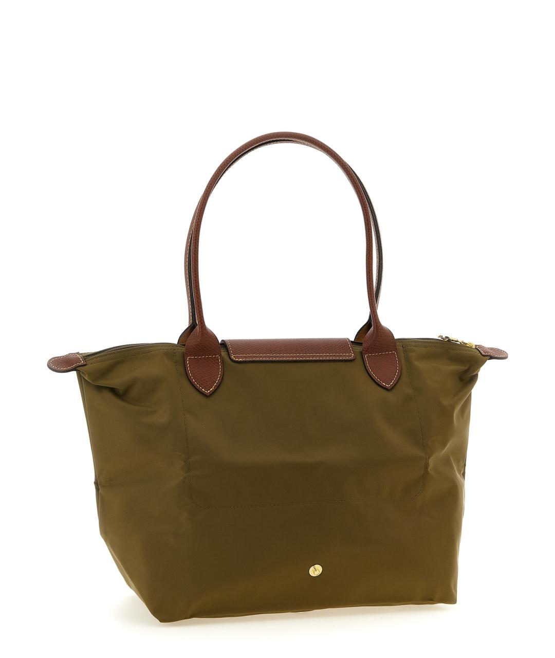 LONGCHAMP Хаки нейлоновая сумка тоут, фото 2