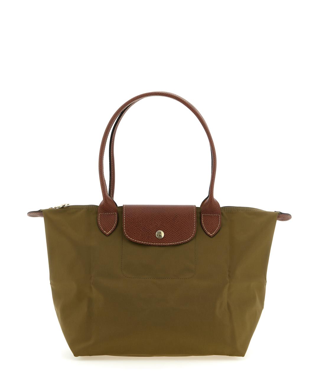 LONGCHAMP Хаки нейлоновая сумка тоут, фото 1