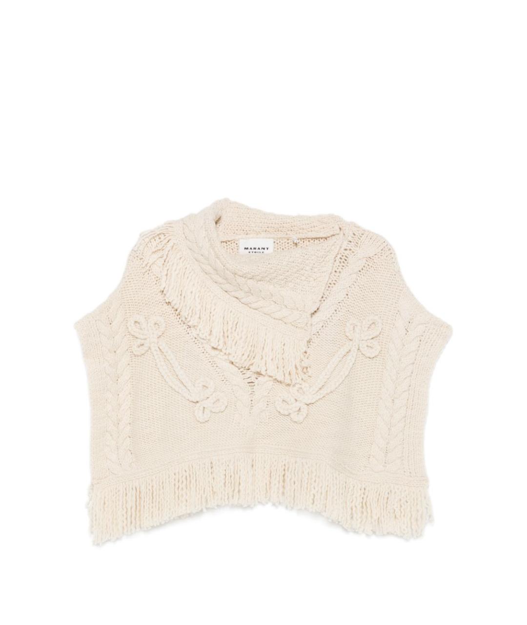 ISABEL MARANT ETOILE Бежевая шерстяная жилетка, фото 1