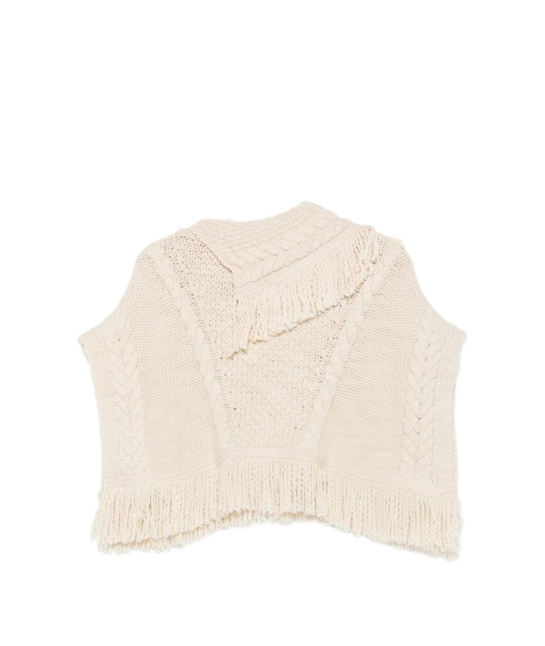ISABEL MARANT ETOILE Бежевая шерстяная жилетка, фото 3