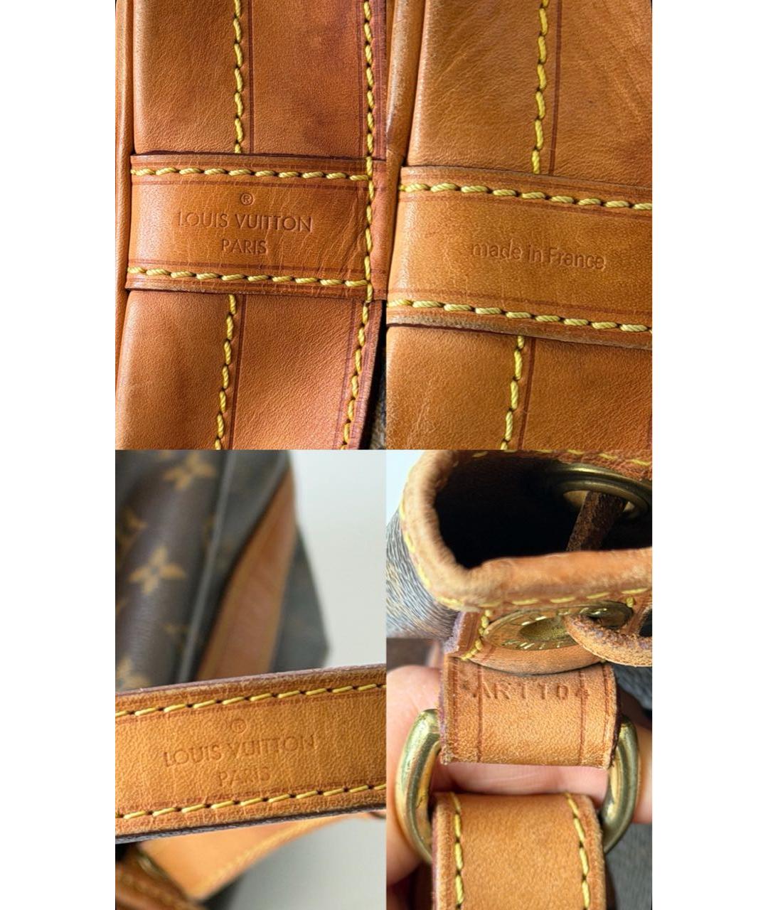 LOUIS VUITTON Коричневая сумка через плечо из искусственной кожи, фото 5