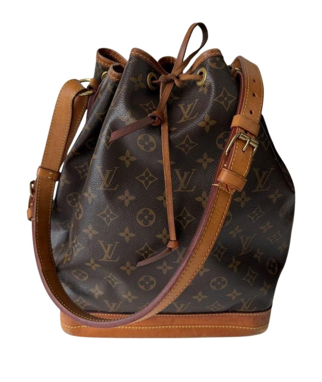LOUIS VUITTON Коричневая сумка через плечо из искусственной кожи, фото 1