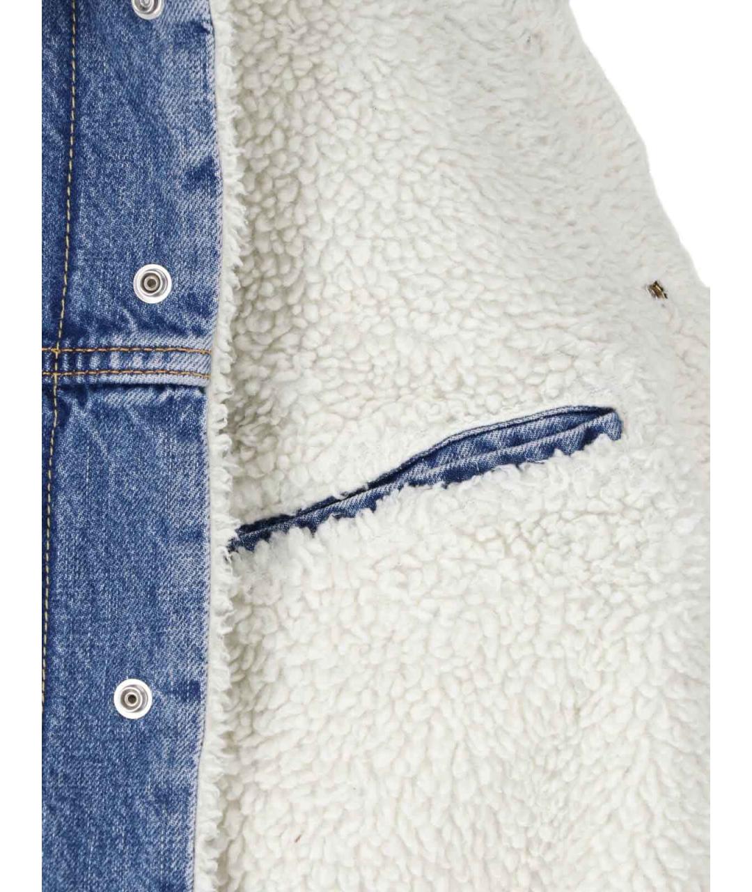 LEVI'S Синяя хлопковая куртка, фото 5