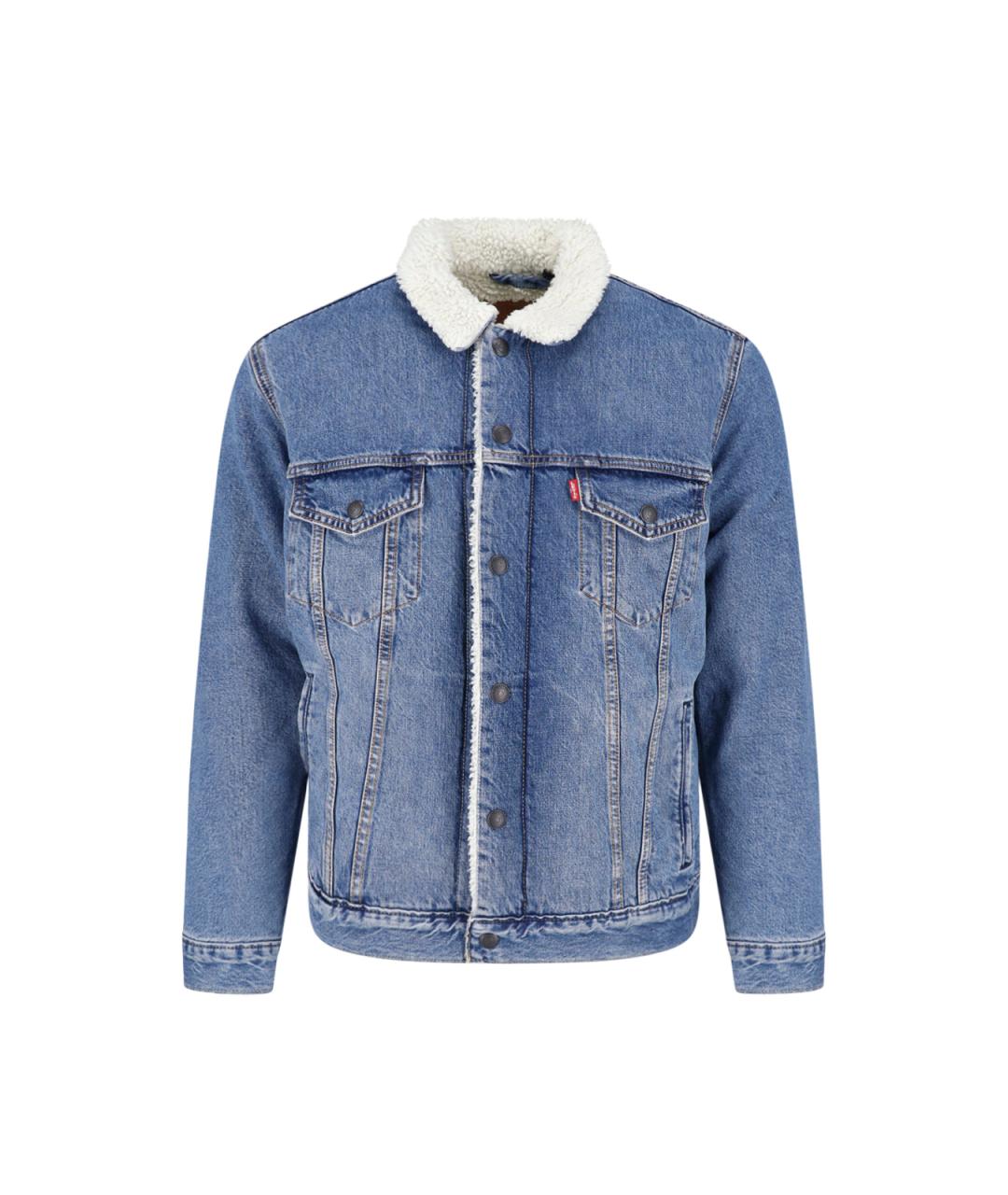 LEVI'S Синяя хлопковая куртка, фото 1