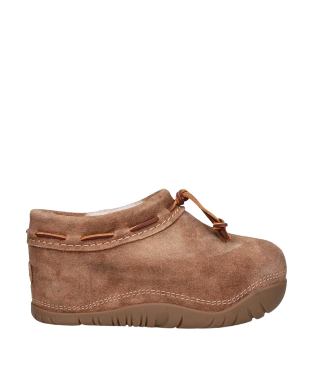 UGG Коричневые замшевые сабо, фото 1