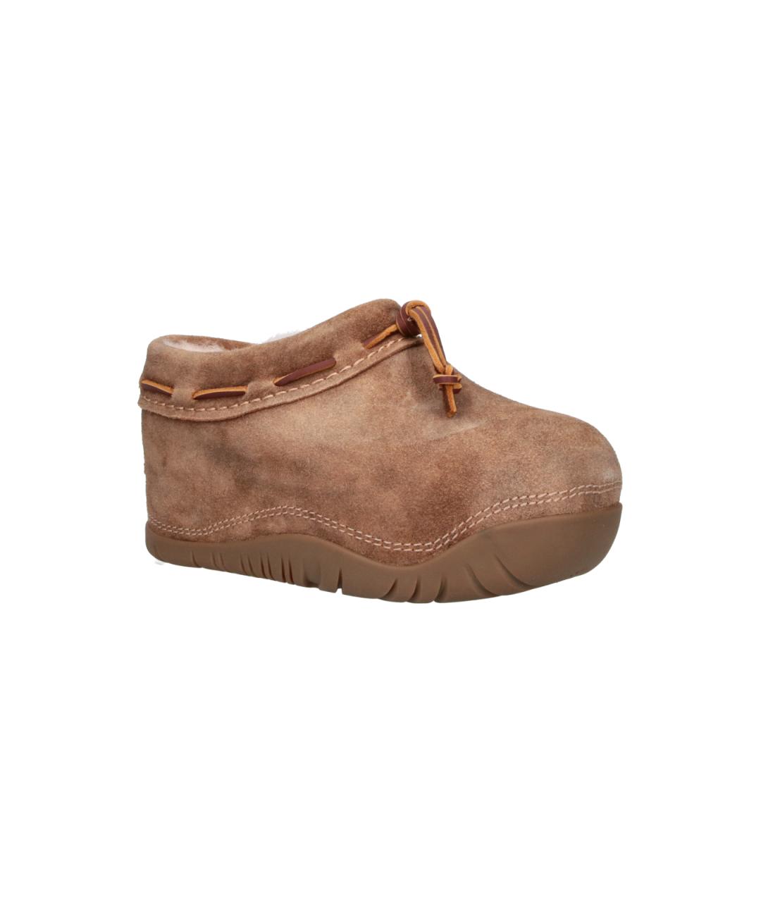 UGG Коричневые замшевые сабо, фото 2