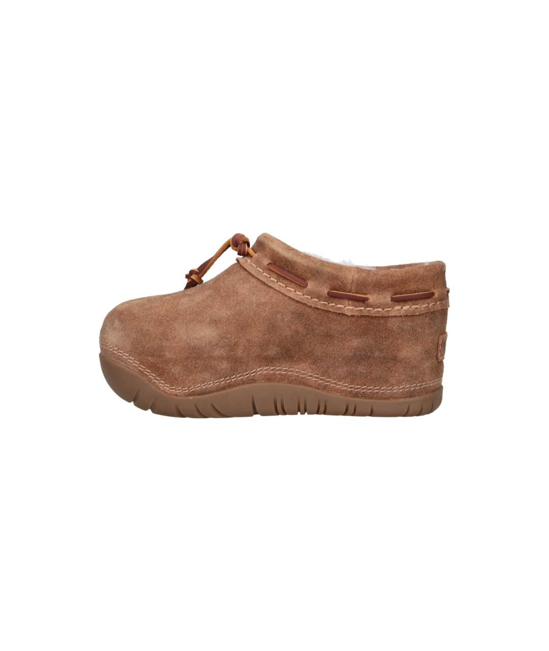 UGG Коричневые замшевые сабо, фото 3