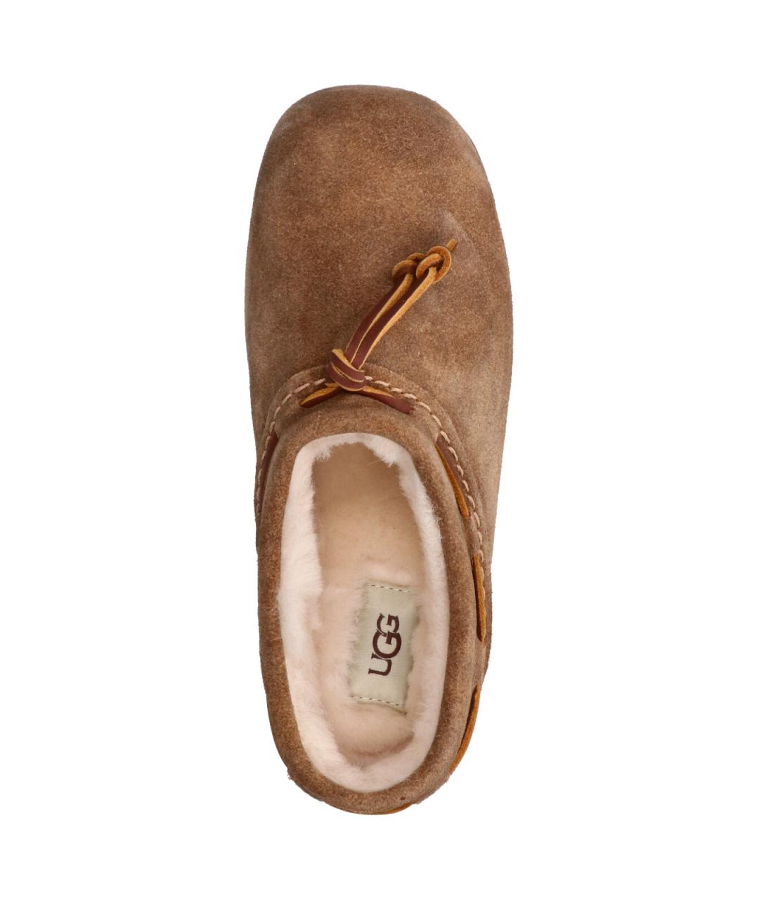 UGG Коричневые замшевые сабо, фото 5