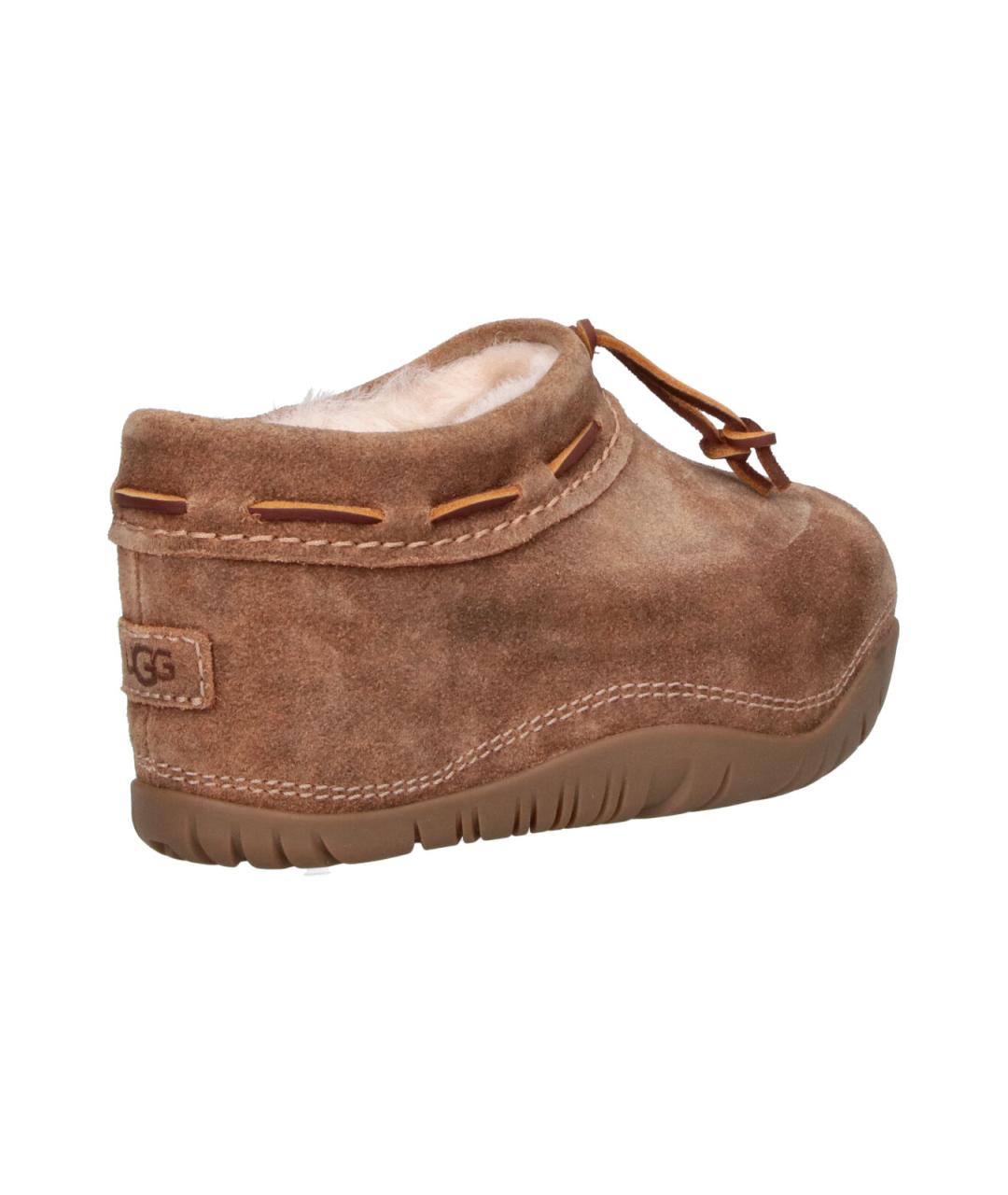 UGG Коричневые замшевые сабо, фото 4