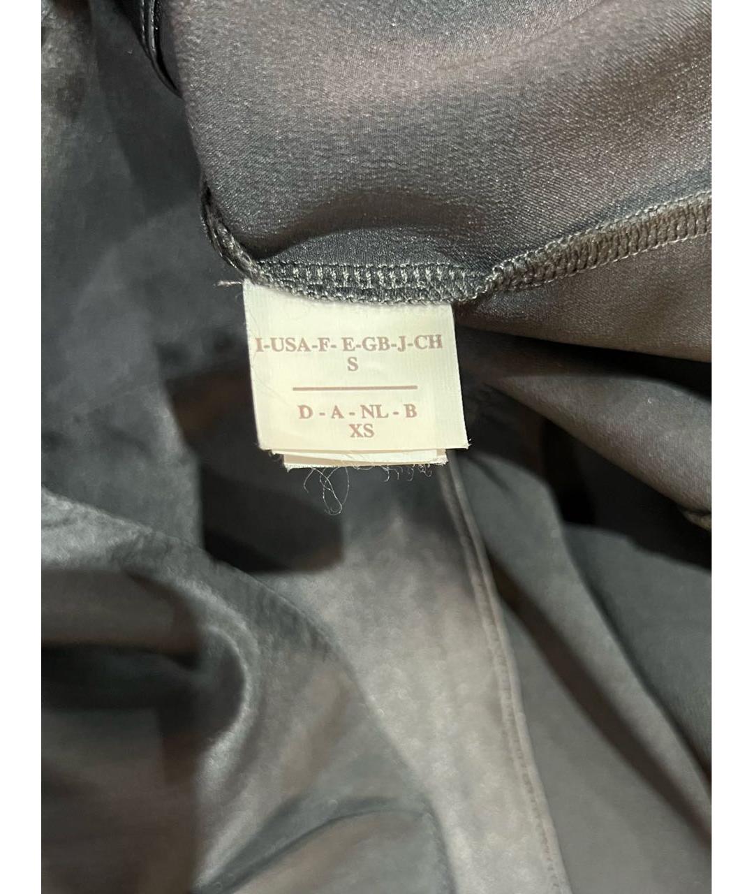 BRUNELLO CUCINELLI Серая шелковая майка, фото 4