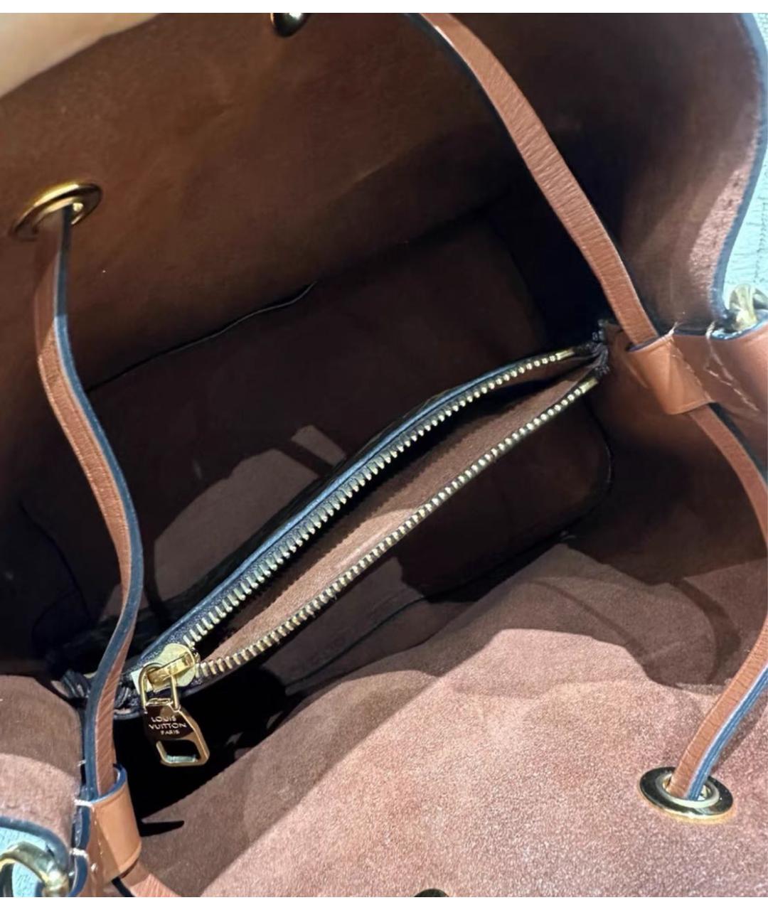 LOUIS VUITTON Коричневая сумка через плечо из канвы, фото 5