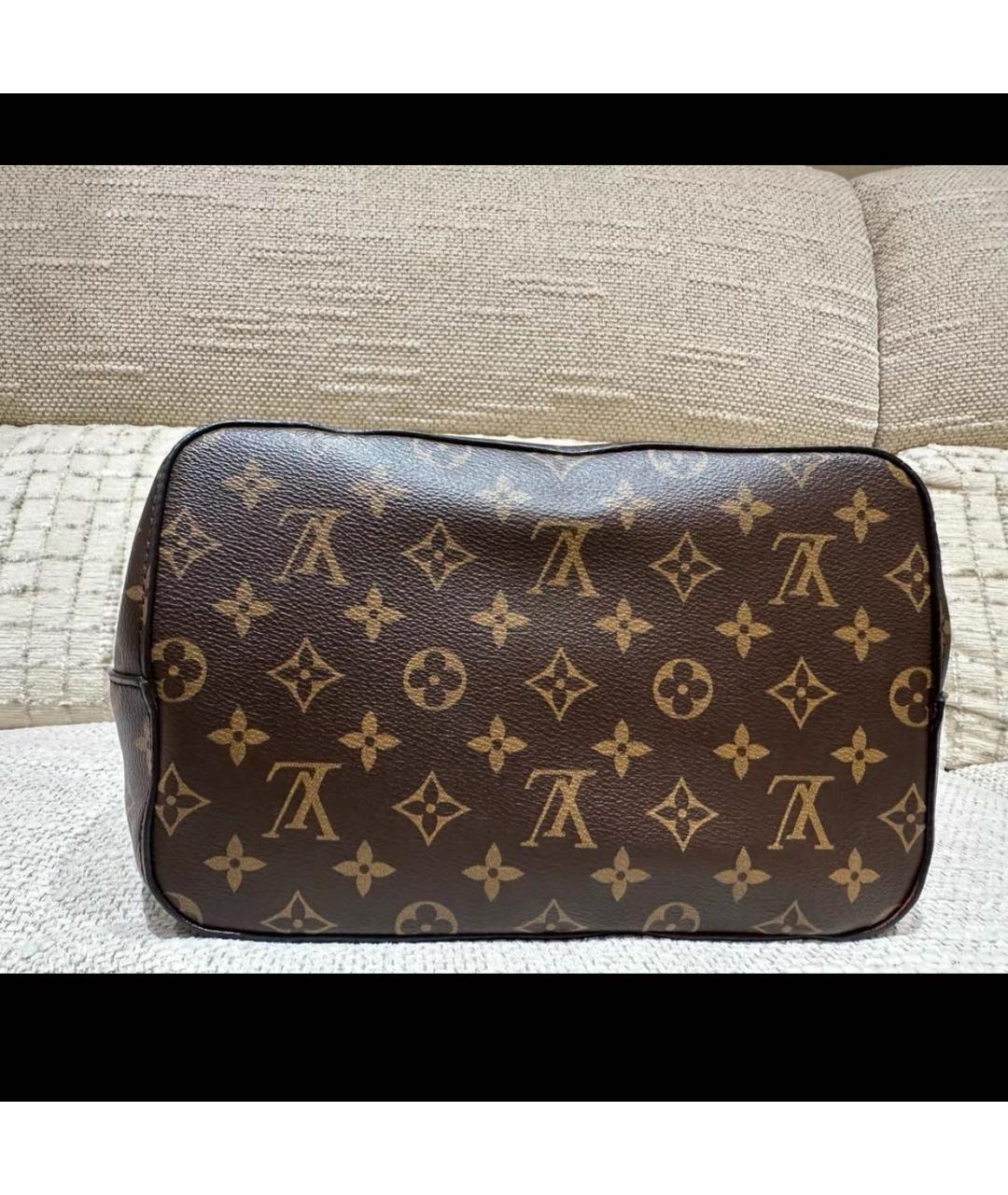 LOUIS VUITTON Коричневая сумка через плечо из канвы, фото 6