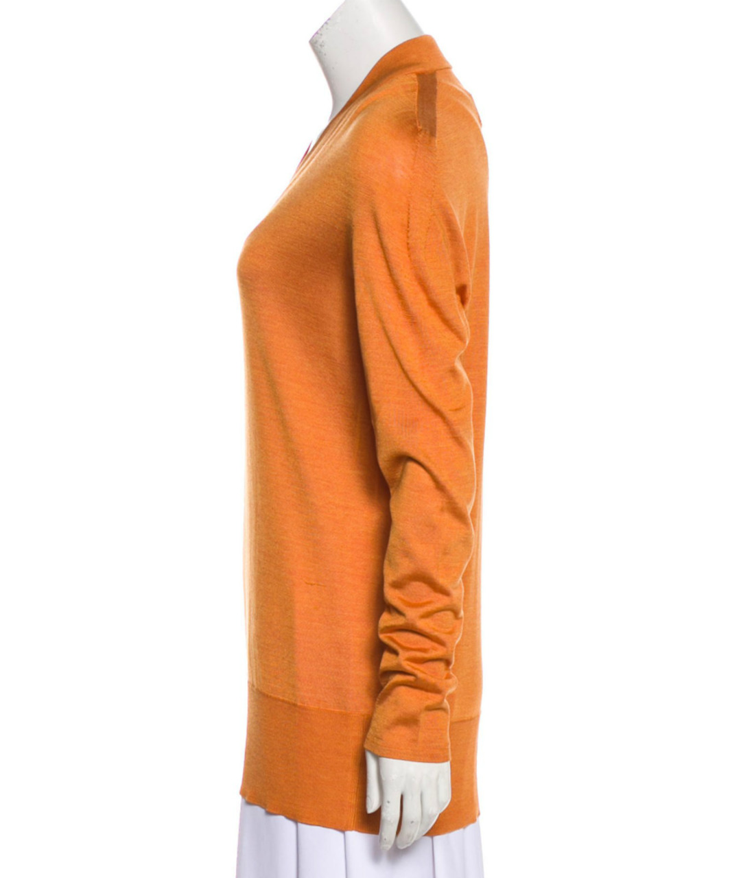 MAISON MARGIELA Оранжевый шелковый джемпер / свитер, фото 2