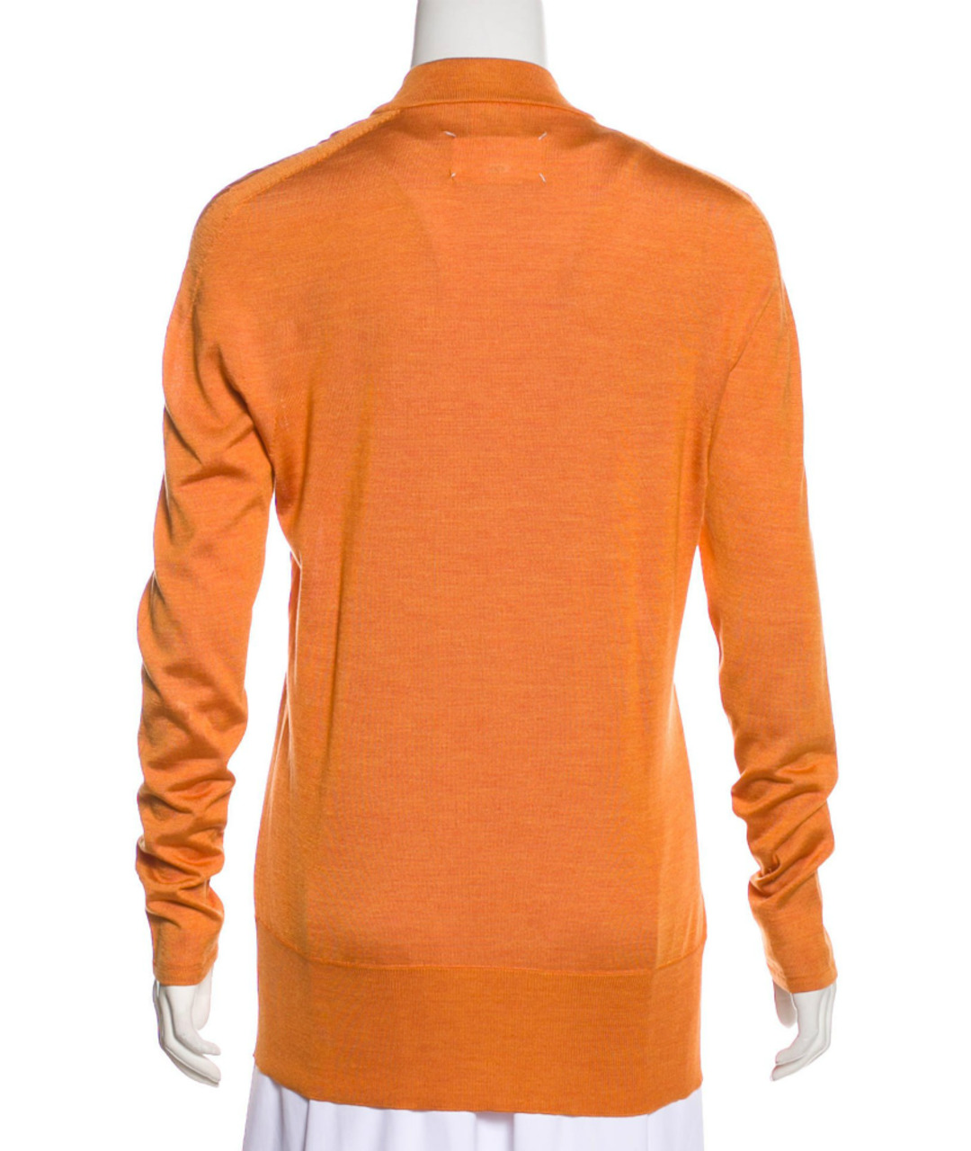 MAISON MARGIELA Оранжевый шелковый джемпер / свитер, фото 3