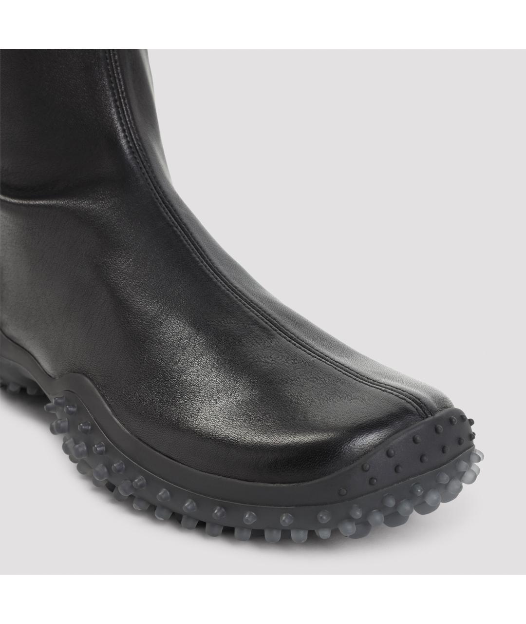 MIU MIU Черные кожаные сапоги, фото 3