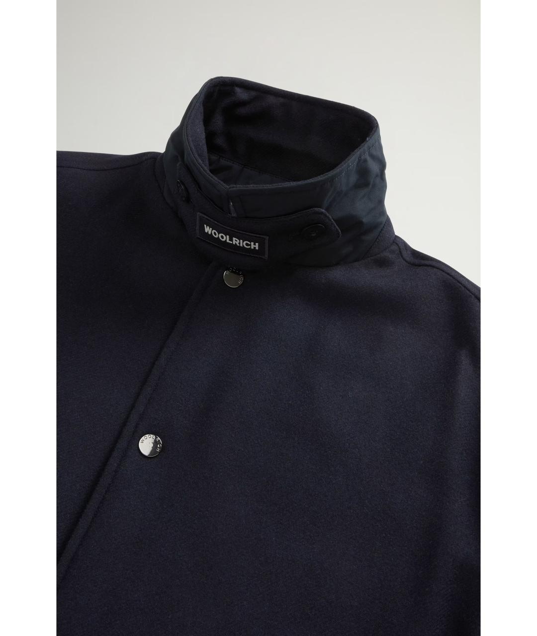 WOOLRICH Синяя шерстяная куртка, фото 3