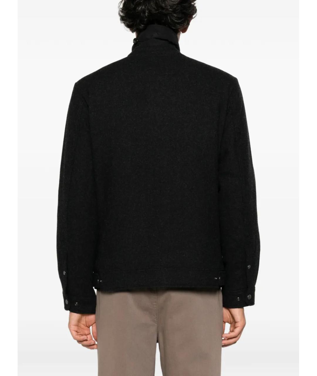 WOOLRICH Черная шерстяная куртка, фото 4