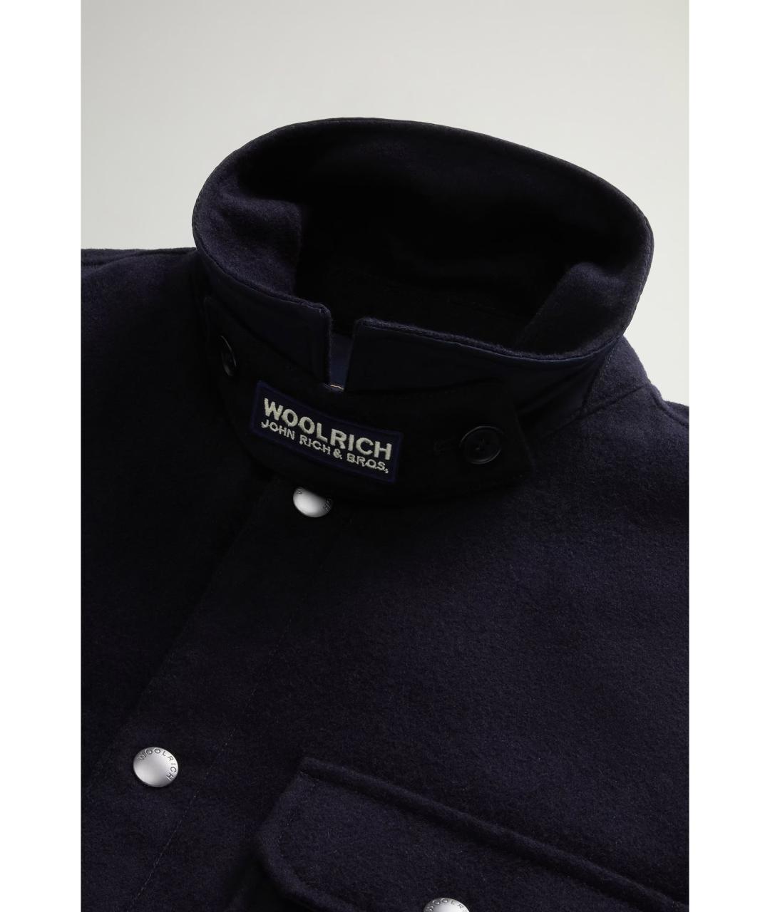 WOOLRICH Синяя шерстяная куртка, фото 5