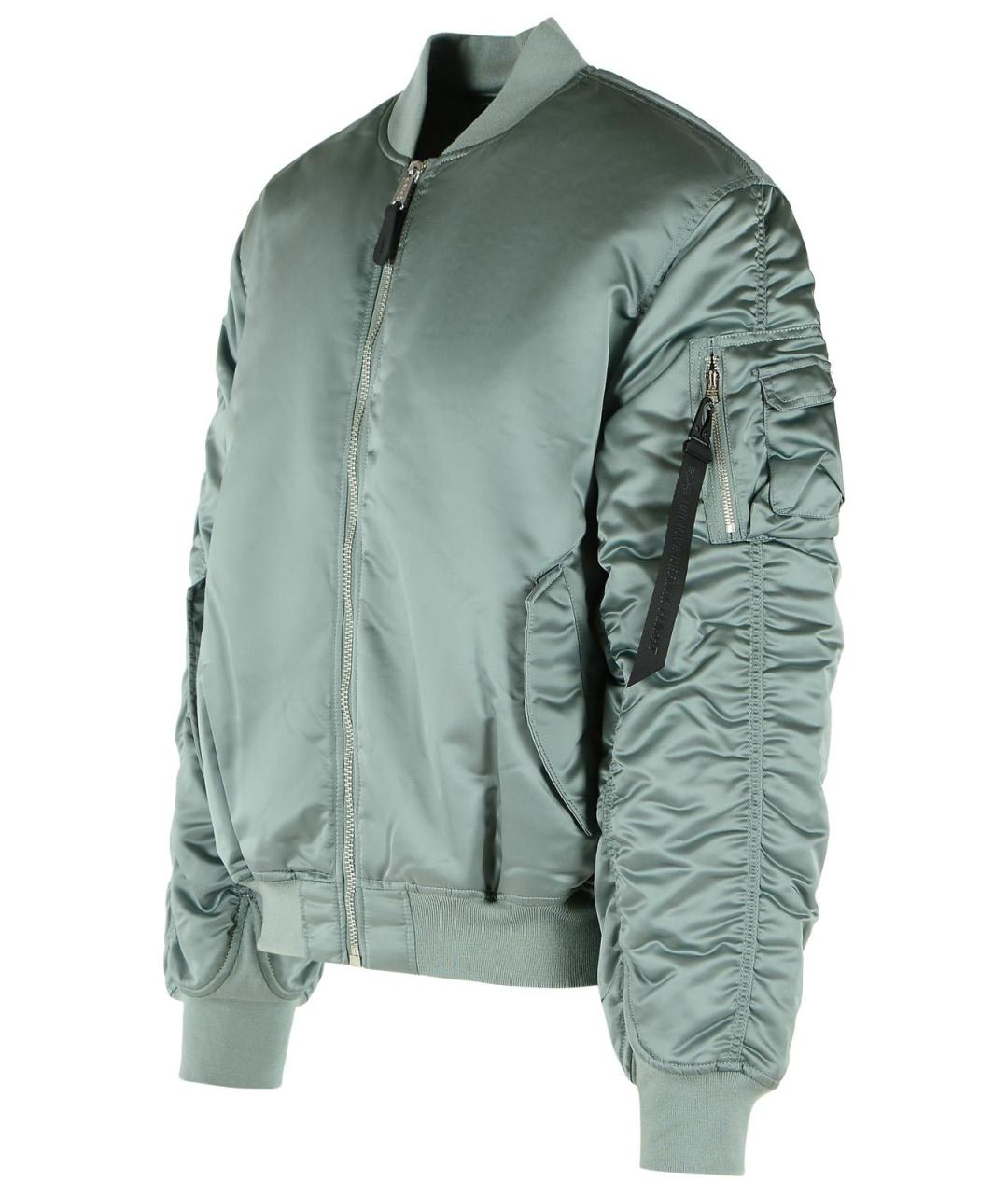 ALPHA INDUSTRIES Голубая нейлоновая куртка, фото 2
