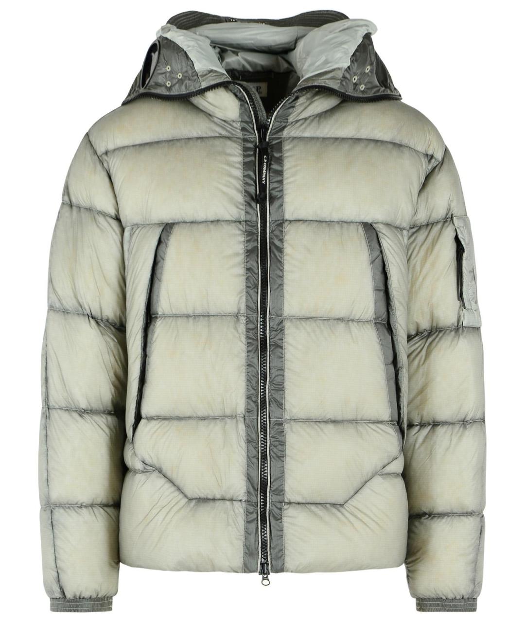CP COMPANY Серый полиамидовый пуховик, фото 1
