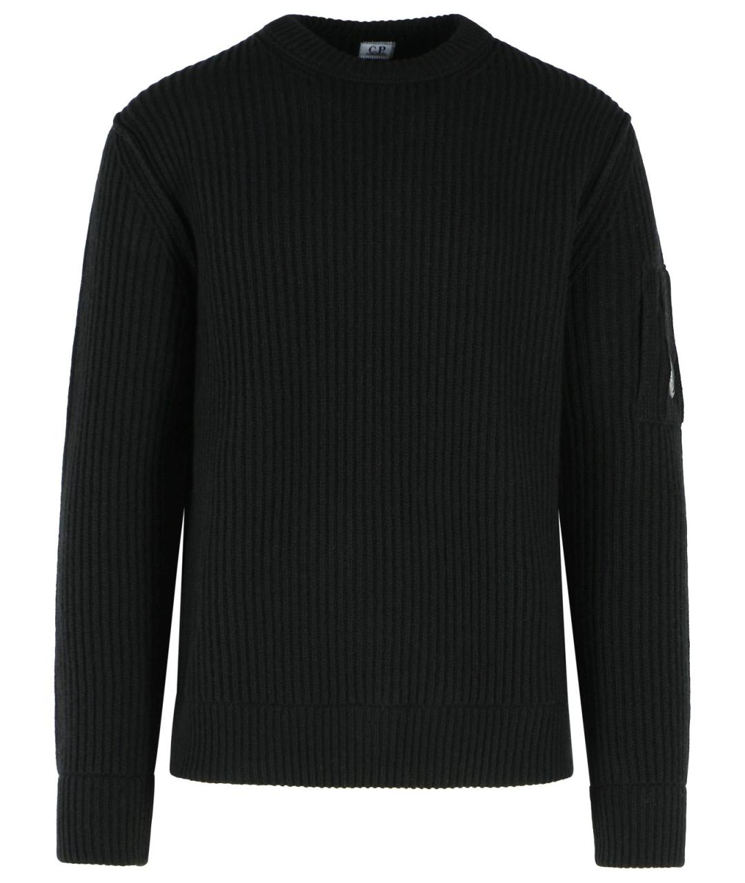 CP COMPANY Черный шерстяной джемпер / свитер, фото 1