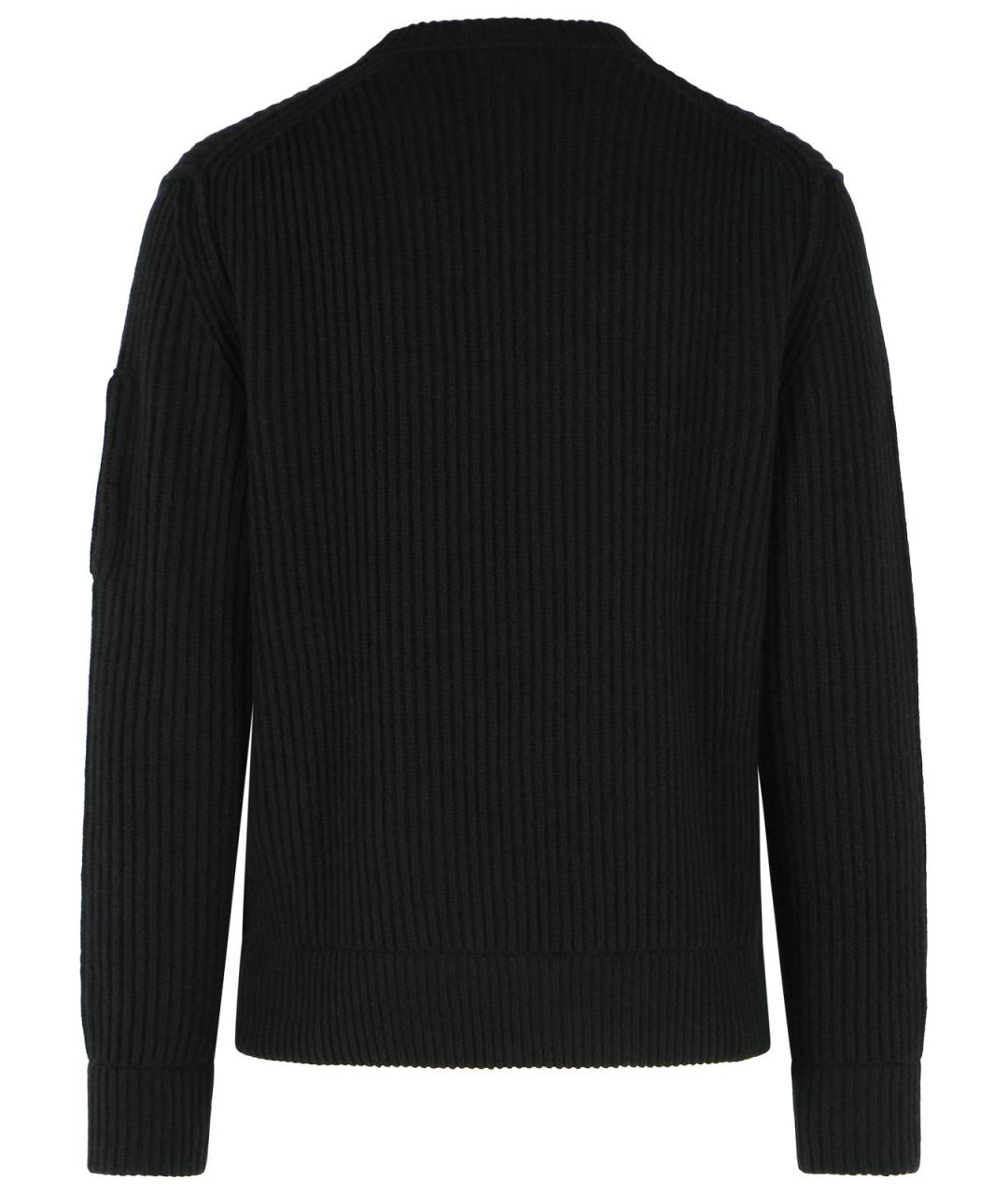 CP COMPANY Черный шерстяной джемпер / свитер, фото 3