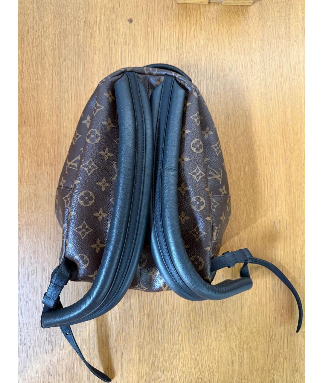 LOUIS VUITTON Коричневый кожаный рюкзак, фото 2