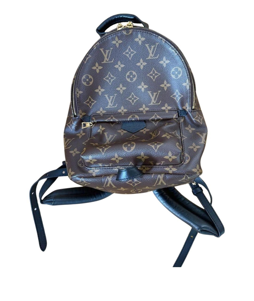 LOUIS VUITTON Коричневый кожаный рюкзак, фото 1
