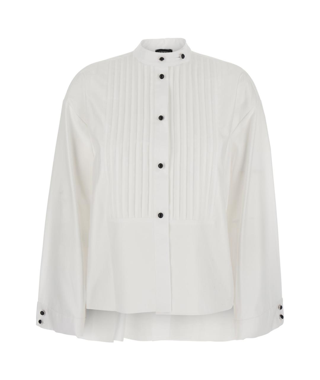 EMPORIO ARMANI Белая хлопковая рубашка, фото 1