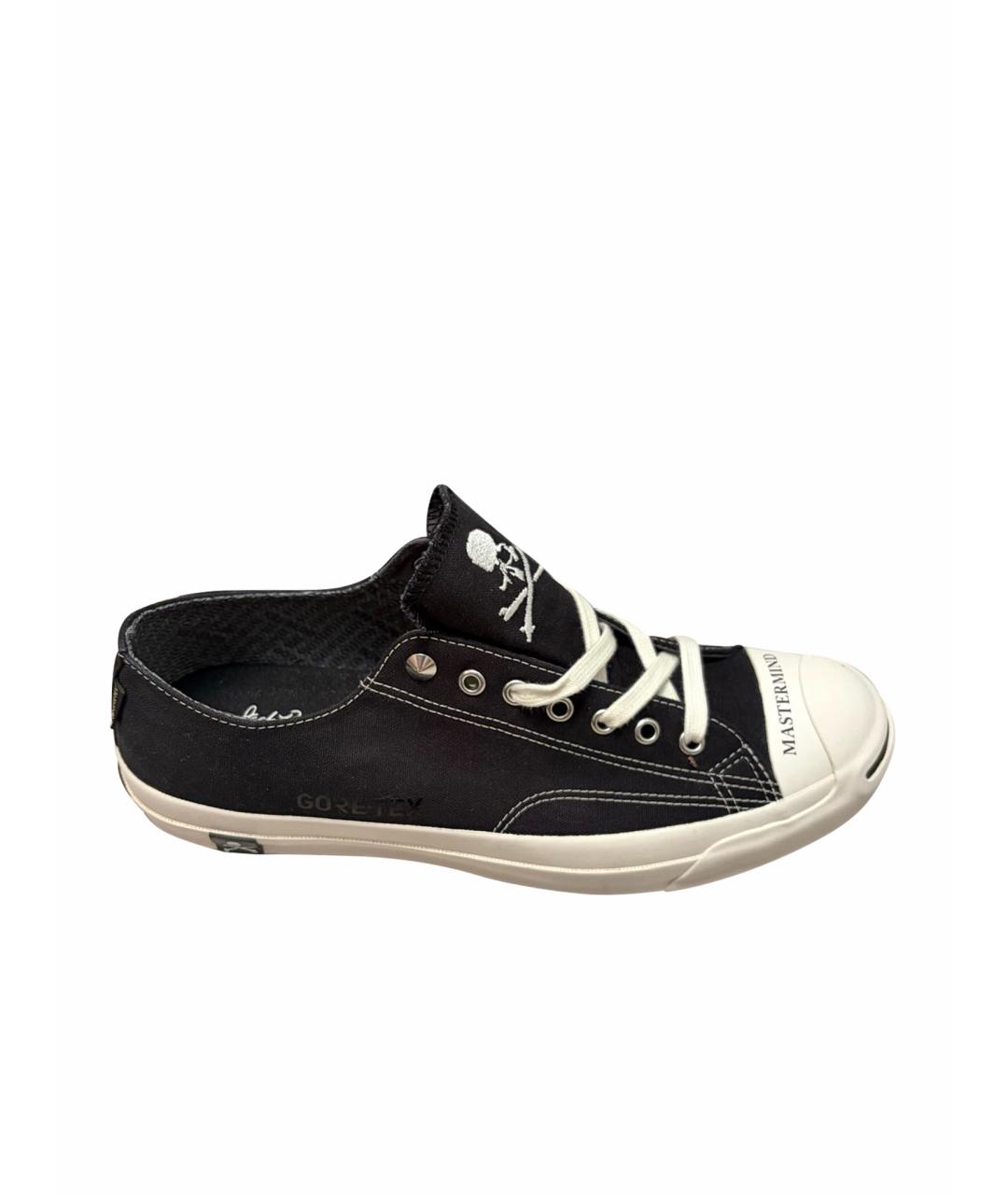 CONVERSE Черные текстильные низкие кроссовки / кеды, фото 10