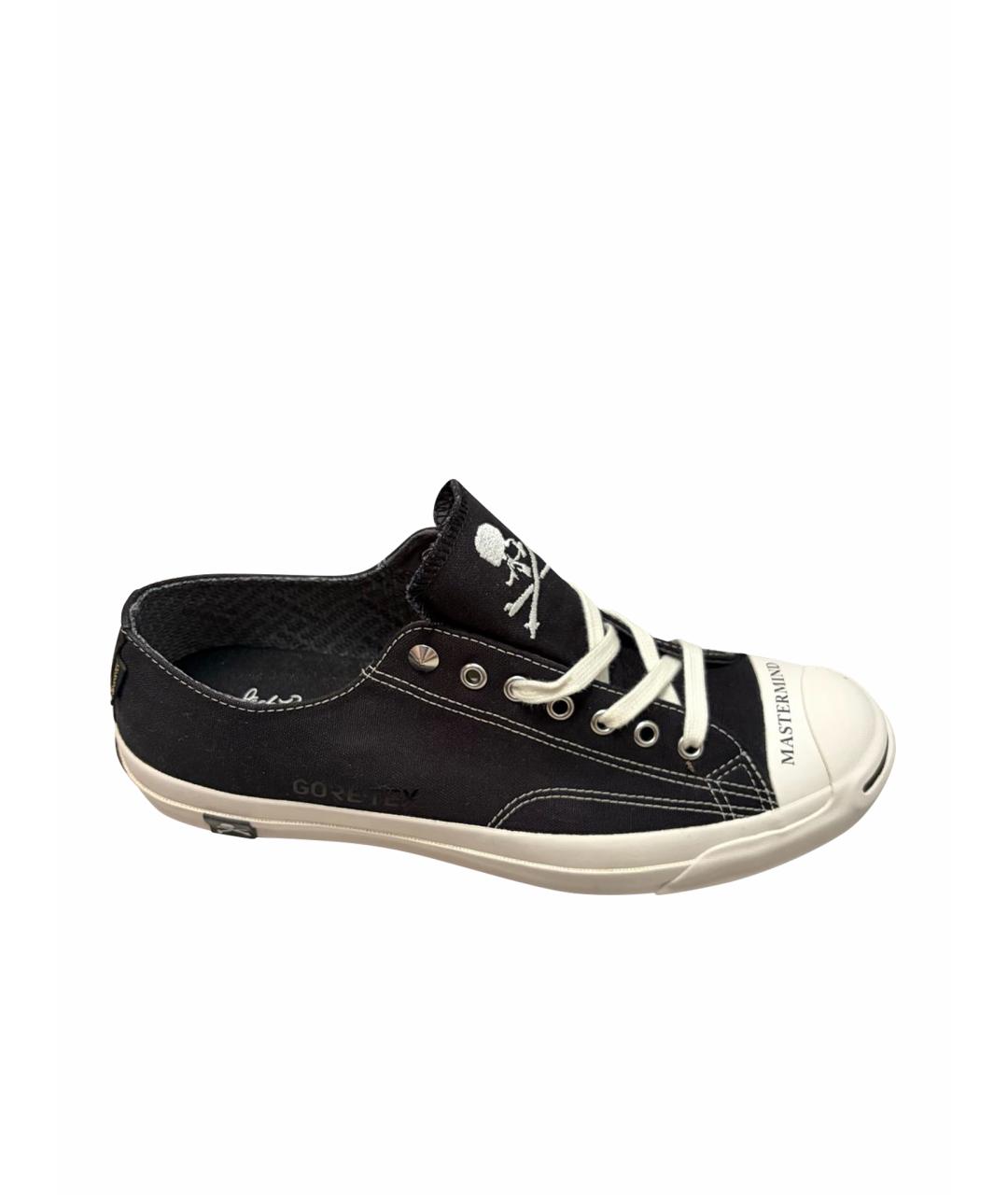 CONVERSE Черные текстильные низкие кроссовки / кеды, фото 9